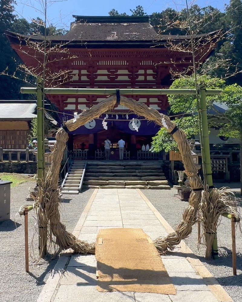茅の輪くぐり