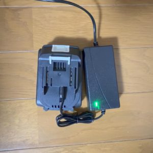 21V2Aバッテリー充電後