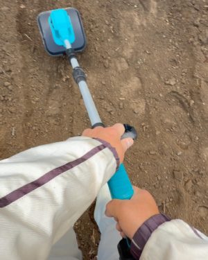 2回目さらに耕して空気を入れ、下層まで環境を整える