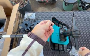 プロテクションプレートを取り付け