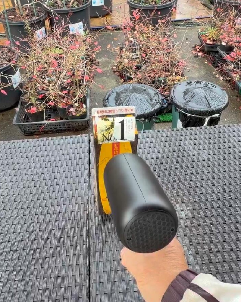 ドライヤーでは1.8L焼酎パックは動かず