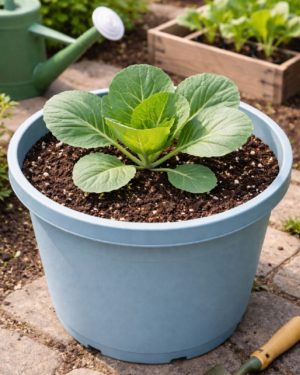 キャベツ苗２週間後